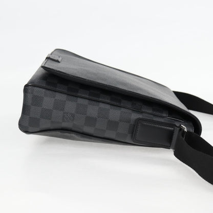 Louis Vuitton District Messenger Bag Damier Graphite, BLACK, CANVAS, Shoulder bag