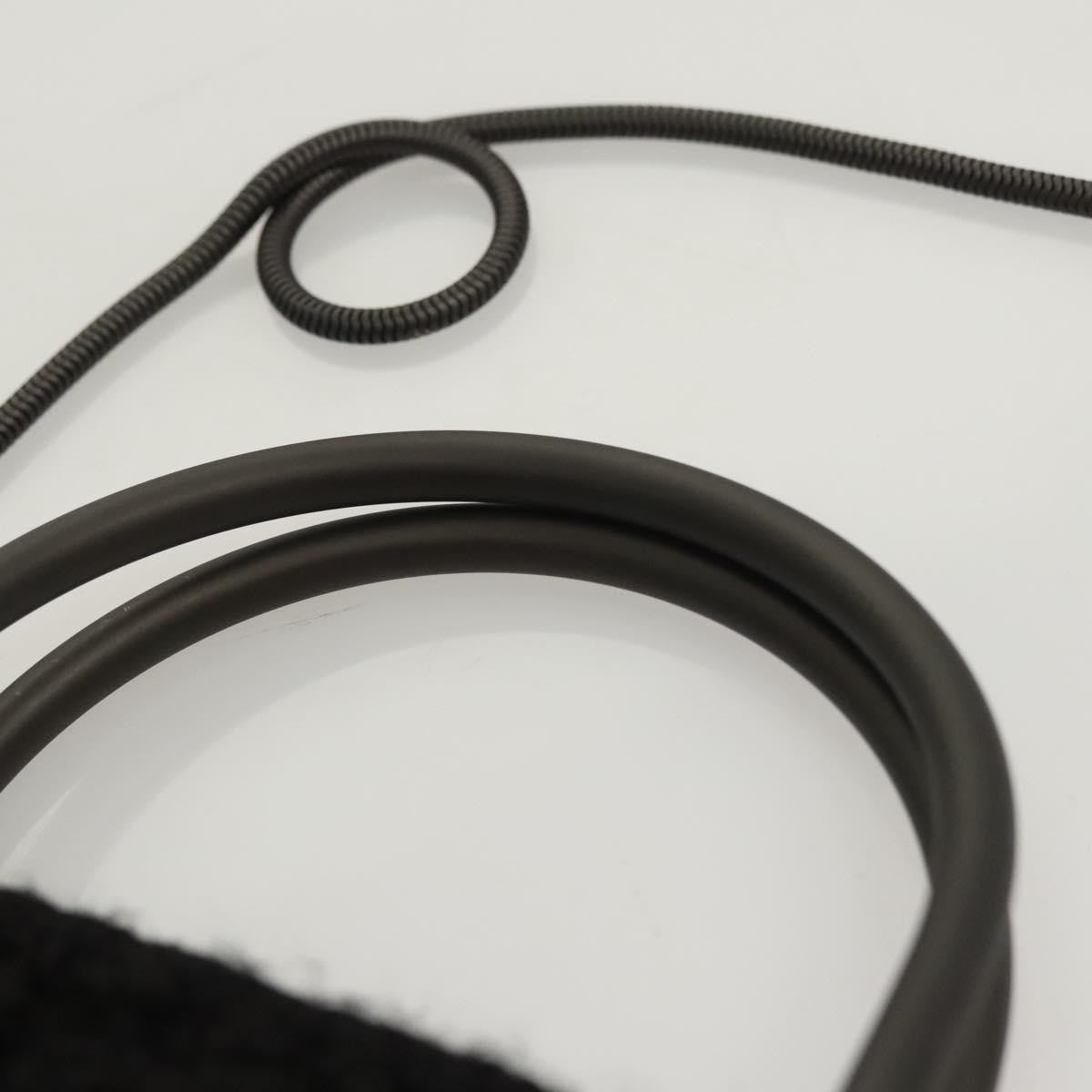 Salvatore Ferragamo Gancini handbag Wool, BLACK, WOOL, Handbag