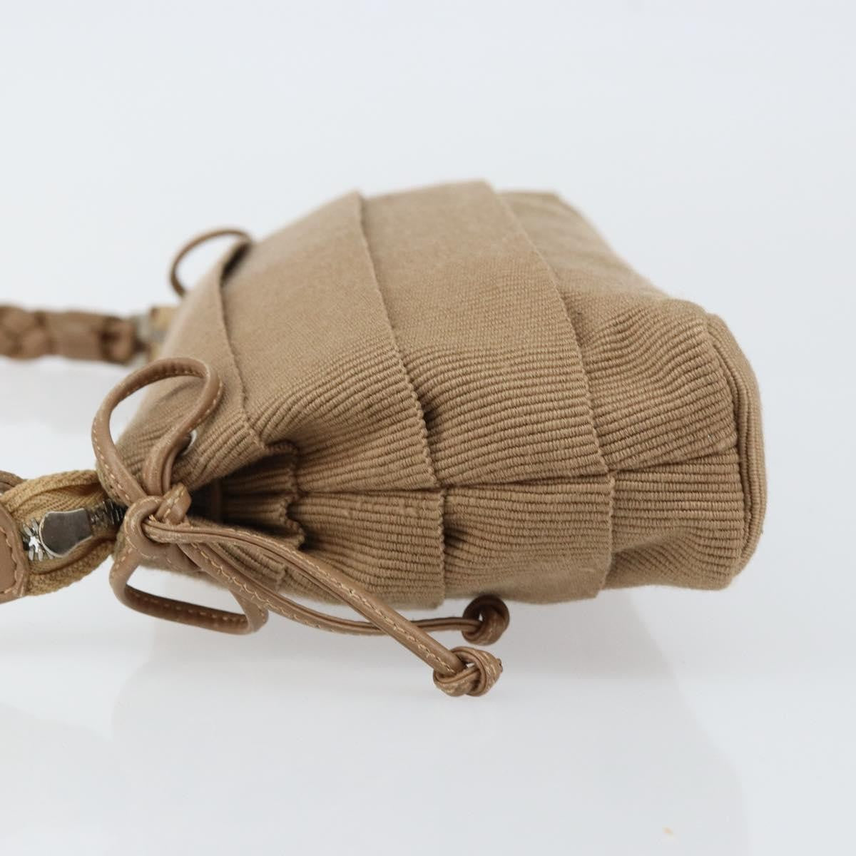 Salvatore Ferragamo Vala Shoulder Bag Nylon, BEIGE, NYLON, Shoulder bag