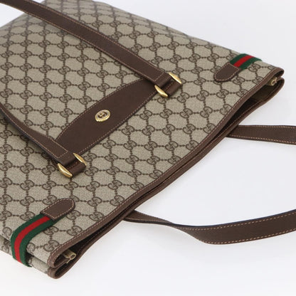 Gucci Vintage tote GG Canvas, BEIGE, PVC, Tote bag