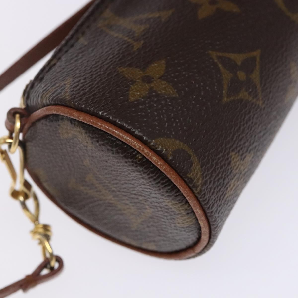 Louis Vuitton Papillon Pochette Monogram Canvas, BROWN, CANVAS, Handbag