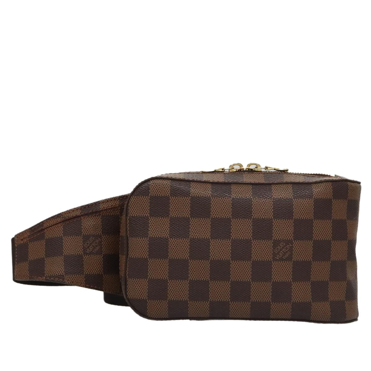 Louis Vuitton Geronimos Waist Bag Damier, BROWN, CANVAS, Shoulder bag