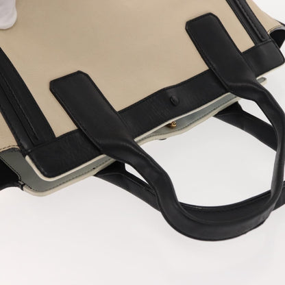 Chloe Alison East West Tote Leather, BEIGE, LEATHER, Handbag