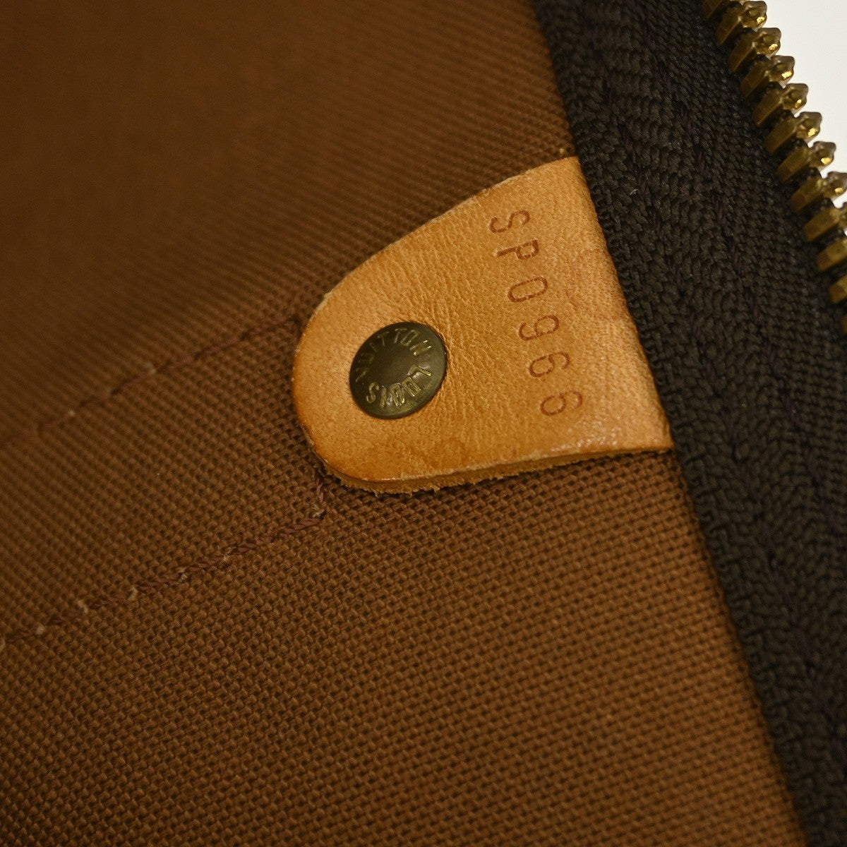 Louis Vuitton Keepall Bag Monogram Canvas, BROWN, CANVAS, Travel bag