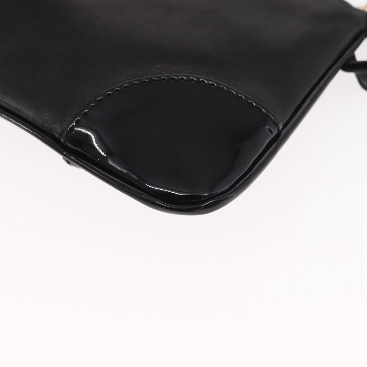 Chanel Camellia Clutch Bag Leather, BLACK, LEATHER, Clutche & pouche