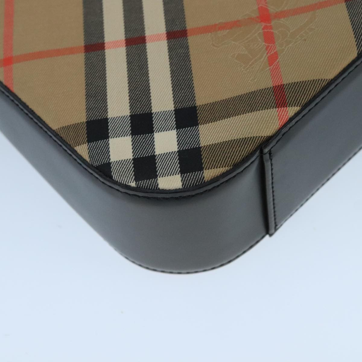 Burberry Nova check Shoulder bag Canvas, BEIGE, CANVAS, Shoulder bag