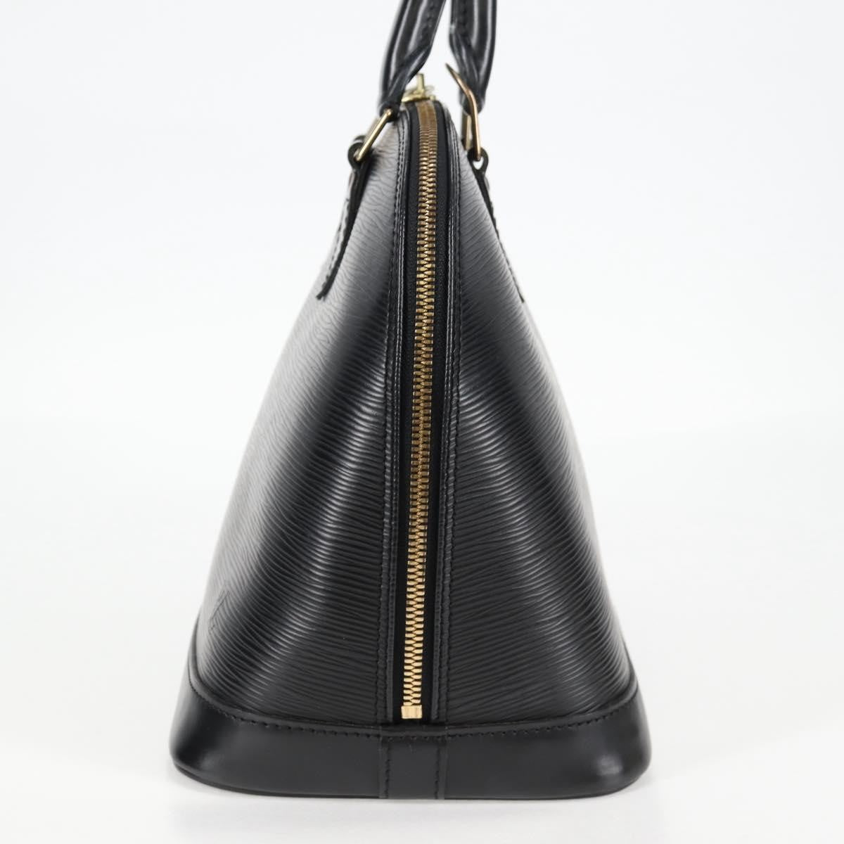 Louis Vuitton Alma Handbag Epi Leather, BLACK, LEATHER, Handbag
