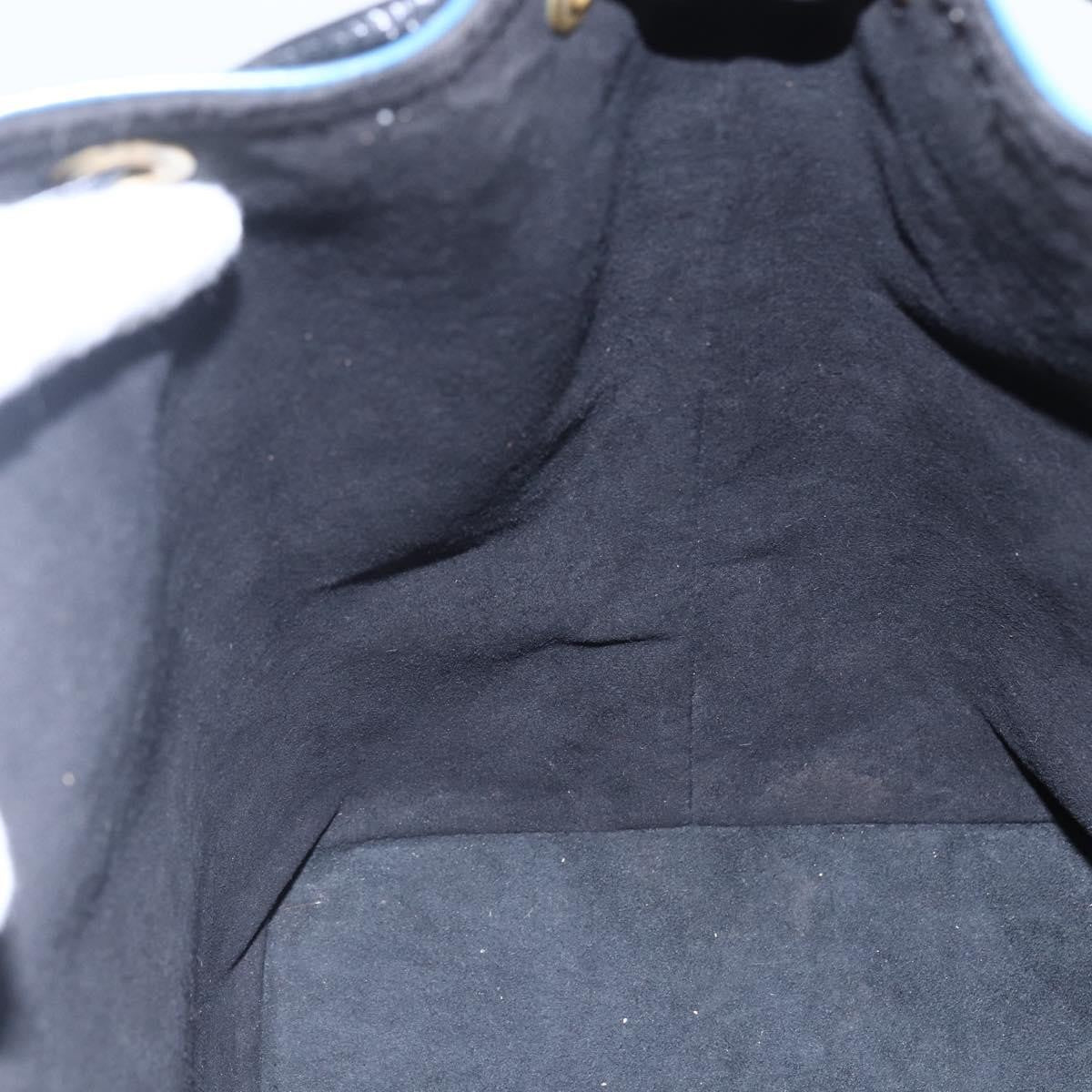 Louis Vuitton Petit Noe Handbag Two Tone Epi Leather, BLACK, LEATHER, Handbag