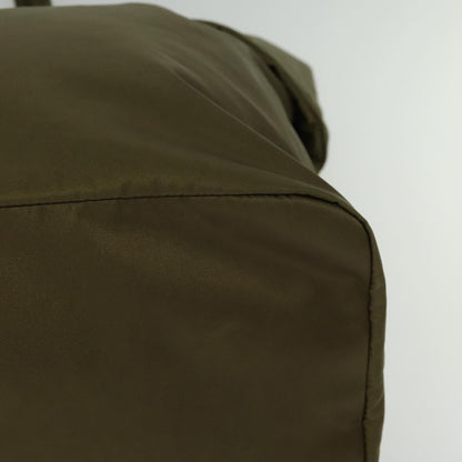 Prada Convertible Double Tote Tessuto, KHAKI, NYLON, Handbag