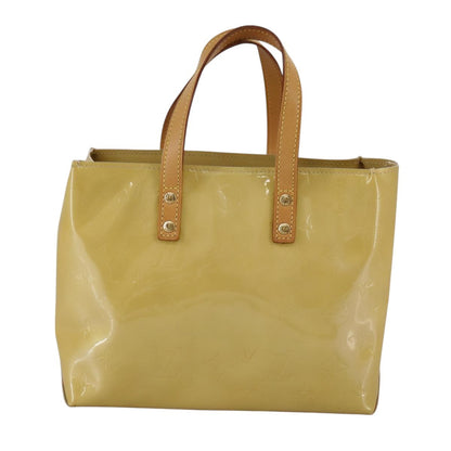 Louis Vuitton Reade Handbag Monogram Vernis, BEIGE, PATENT_LEATHER, Handbag