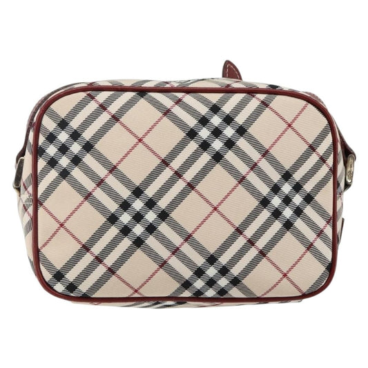 Burberry Nova Check Blue Label Canvas, BEIGE, CANVAS, Shoulder bag