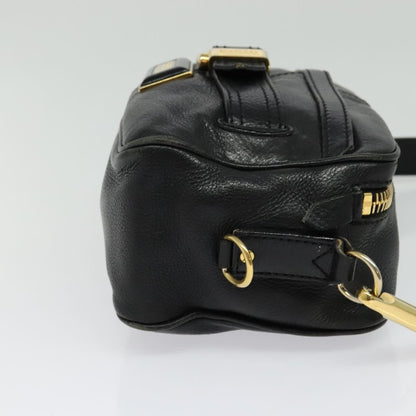 Burberry Shoulder Bag Leather, BLACK, LEATHER, Shoulder bag