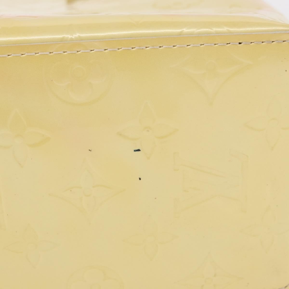 Louis Vuitton Reade Handbag Monogram Vernis, BEIGE, PATENT_LEATHER, Tote bag