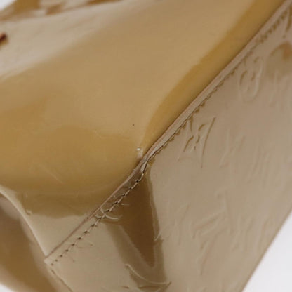 Louis Vuitton Reade Handbag Monogram Vernis, BEIGE, PATENT_LEATHER, Handbag