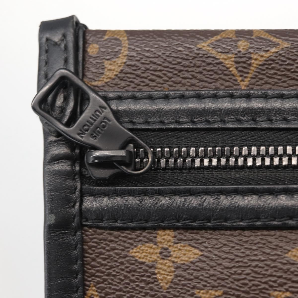 Louis Vuitton Double Flat Messenger Bag Limited Edition Logo Story Monogram Canvas and Denim, MULTICOLOUR, CANVAS, Shoulder bag