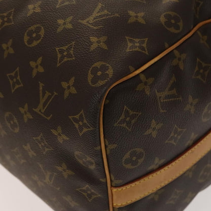 Louis Vuitton Keepall Bandouliere Bag Monogram Canvas, BROWN, CANVAS, Travel bag