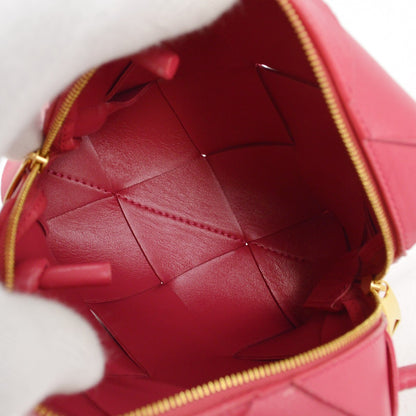 Bottega Veneta Cassette Camera Crossbody Bag Maxi Intrecciato Leather, PINK, LEATHER, Shoulder bag