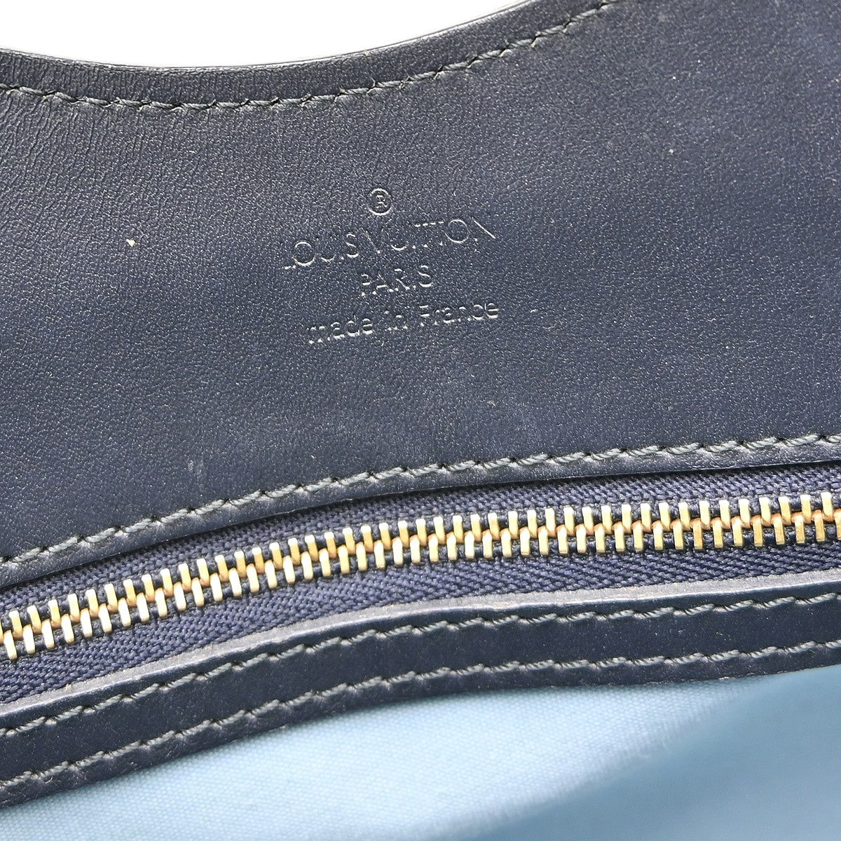 Louis Vuitton Kathleen Tote Mini Lin, Blue, Canvas, Handbag