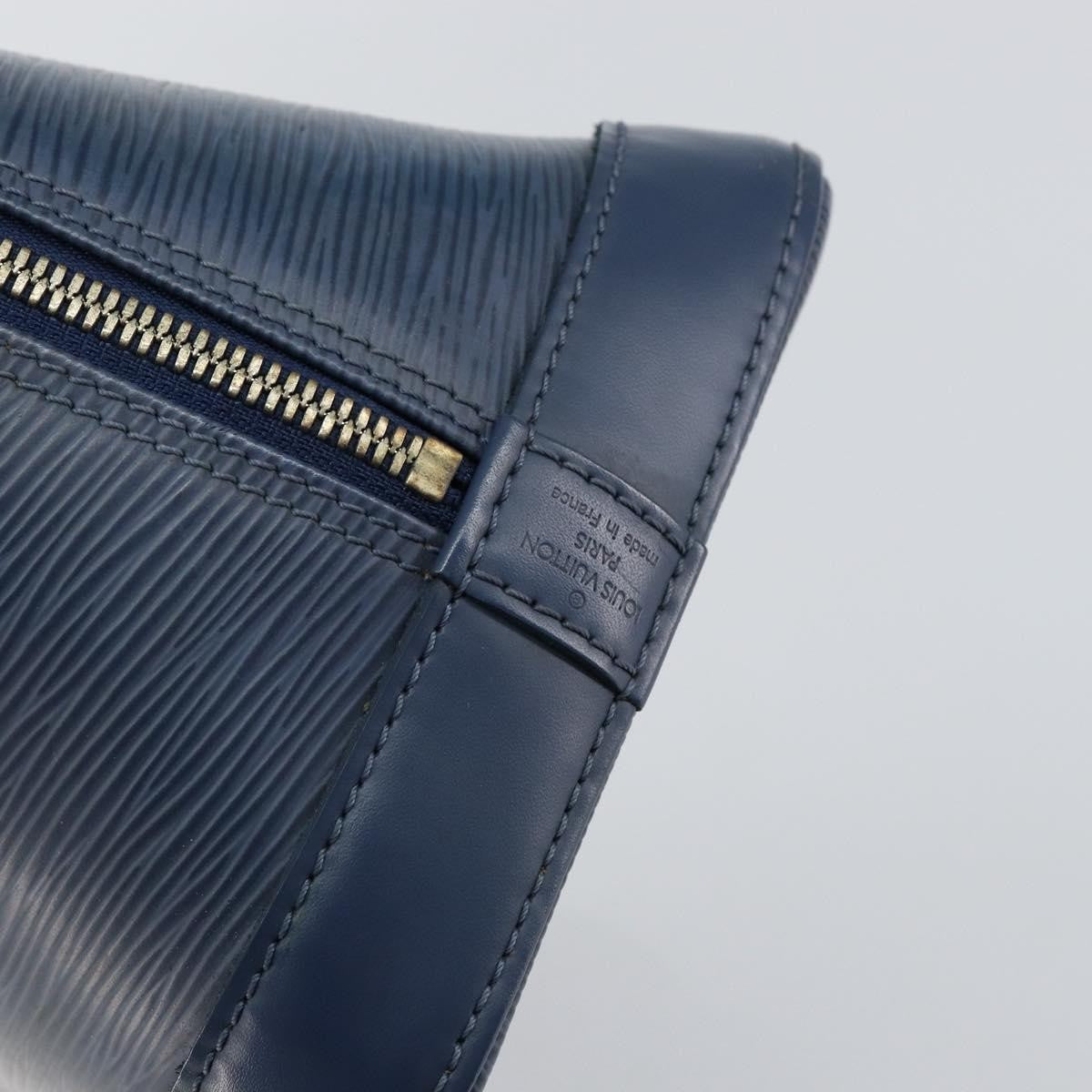 Louis Vuitton Alma Handbag Epi Leather, NAVY, LEATHER, Handbag