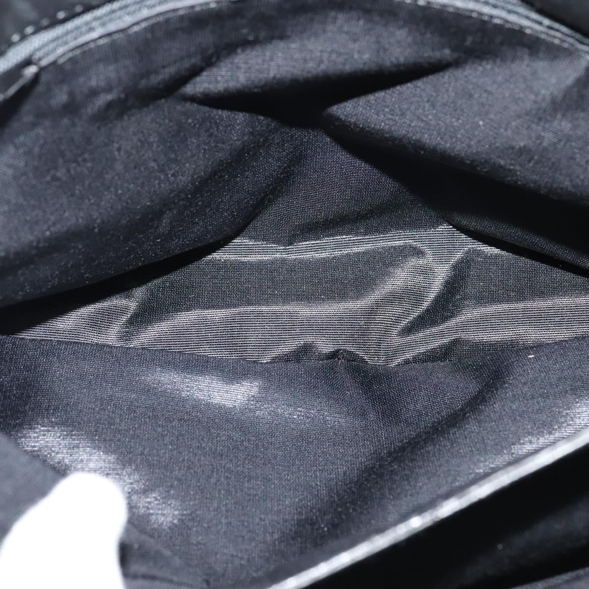 Bally Vintage Handbag Quilted Leather, BLACK, LEATHER, Handbag