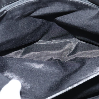 Bally Vintage Handbag Quilted Leather, BLACK, LEATHER, Handbag