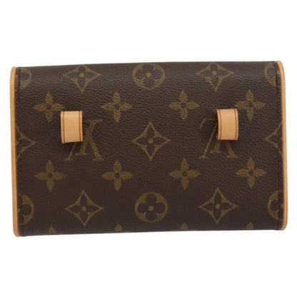 Louis Vuitton Florentine Waist Bag Monogram Canvas, BROWN, CANVAS, Clutche & pouche