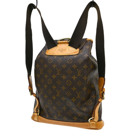 Louis Vuitton Vintage Montsouris Backpack Monogram Canvas, Brown, Canvas, Backpack