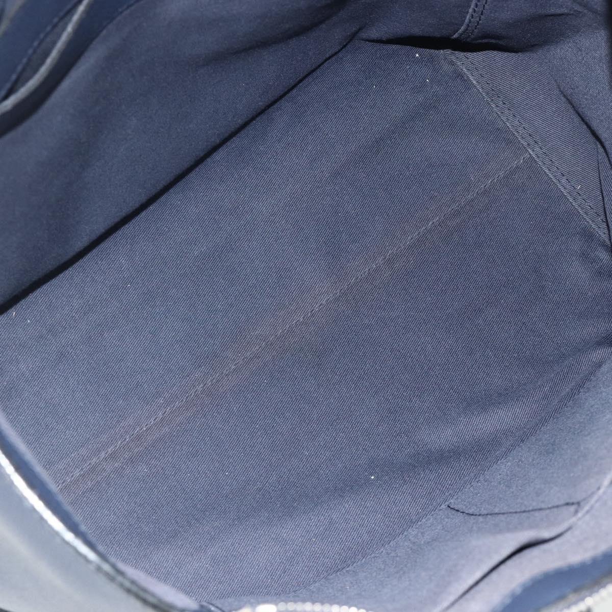 Bally Vintage Handbag Leather, Navy, Leather, Handbag