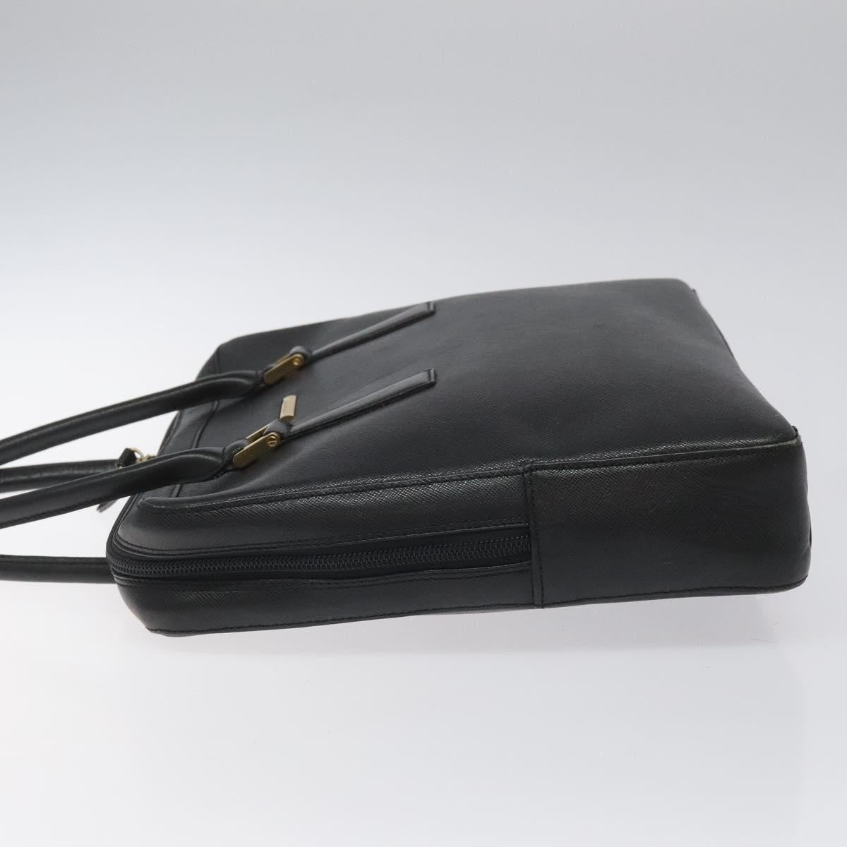 Burberry Vintage Handbag Leather, BLACK, LEATHER, Handbag