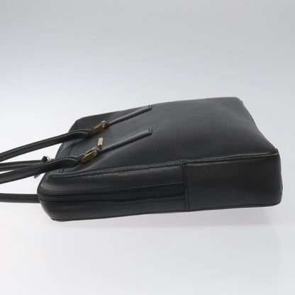 Burberry Vintage Handbag Leather, BLACK, LEATHER, Handbag