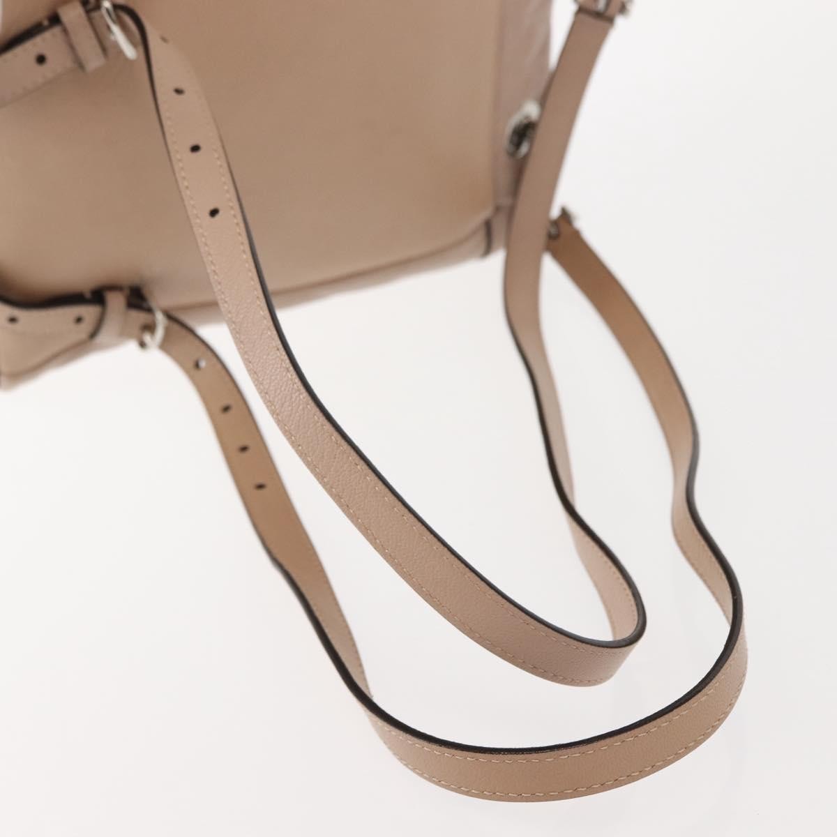 Bally Vintage Backpack Quilted Leather, PINK, LEATHER, Backpack