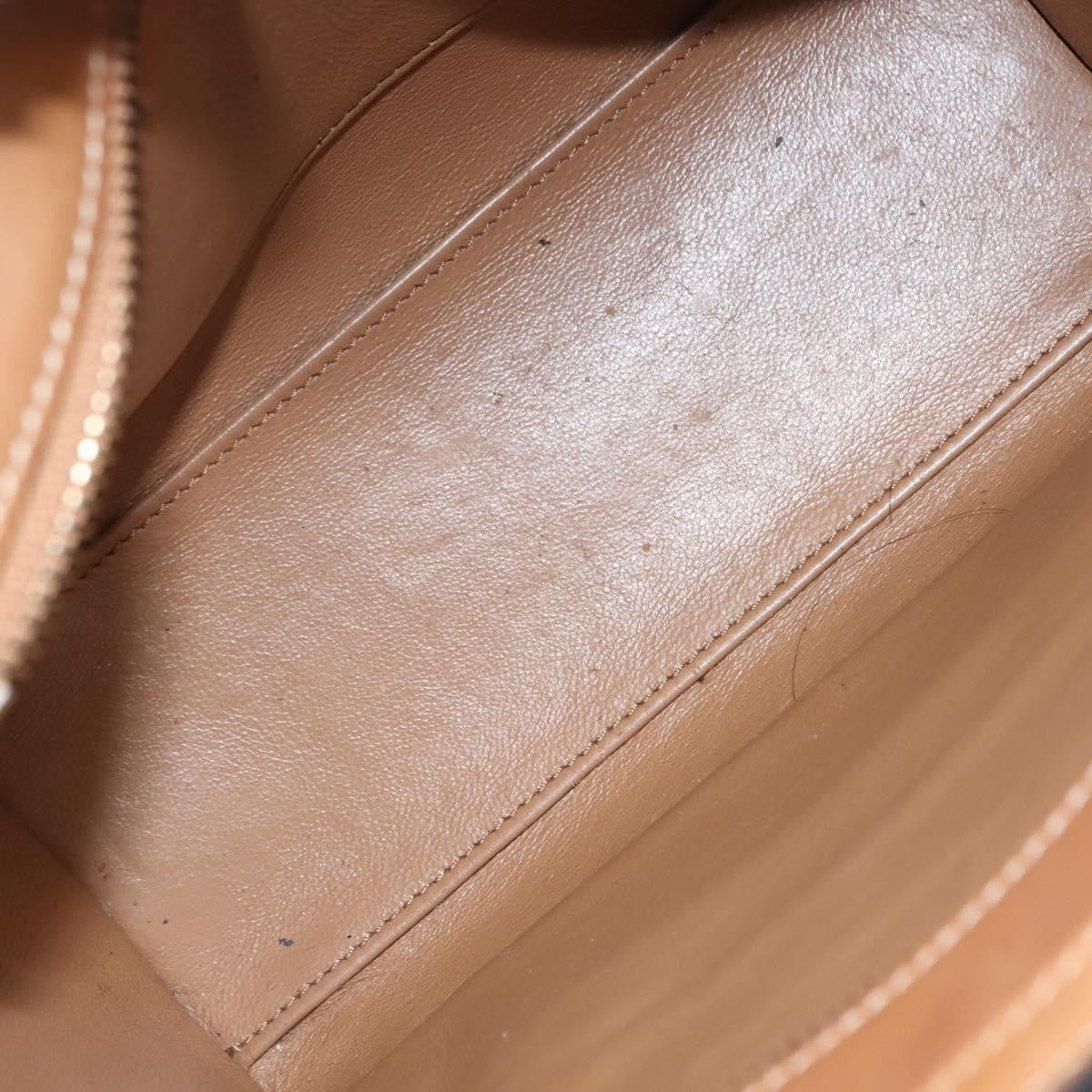 Celine Tricolor Luggage Bag Leather, BEIGE, LEATHER, Handbag