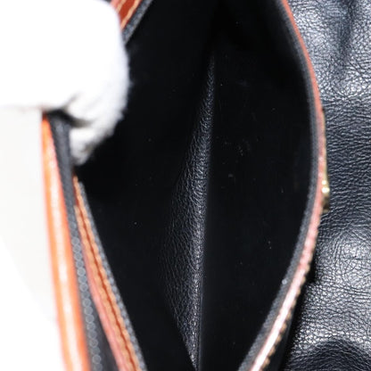 Fendi Vintage Pequin Convertible Boston Bag Coated Canvas, BLACK, CANVAS, Handbag