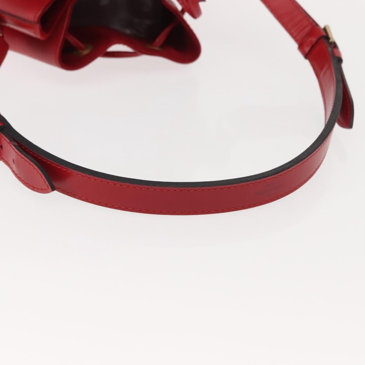 Louis Vuitton Noe Handbag Epi Leather, RED, LEATHER, Shoulder bag