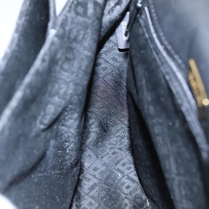 Bally Vintage Flap Handbag Quilted Leather, BLACK, LEATHER, Handbag