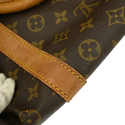 Louis Vuitton Keepall Bag Monogram Canvas, BROWN, CANVAS, Travel bag