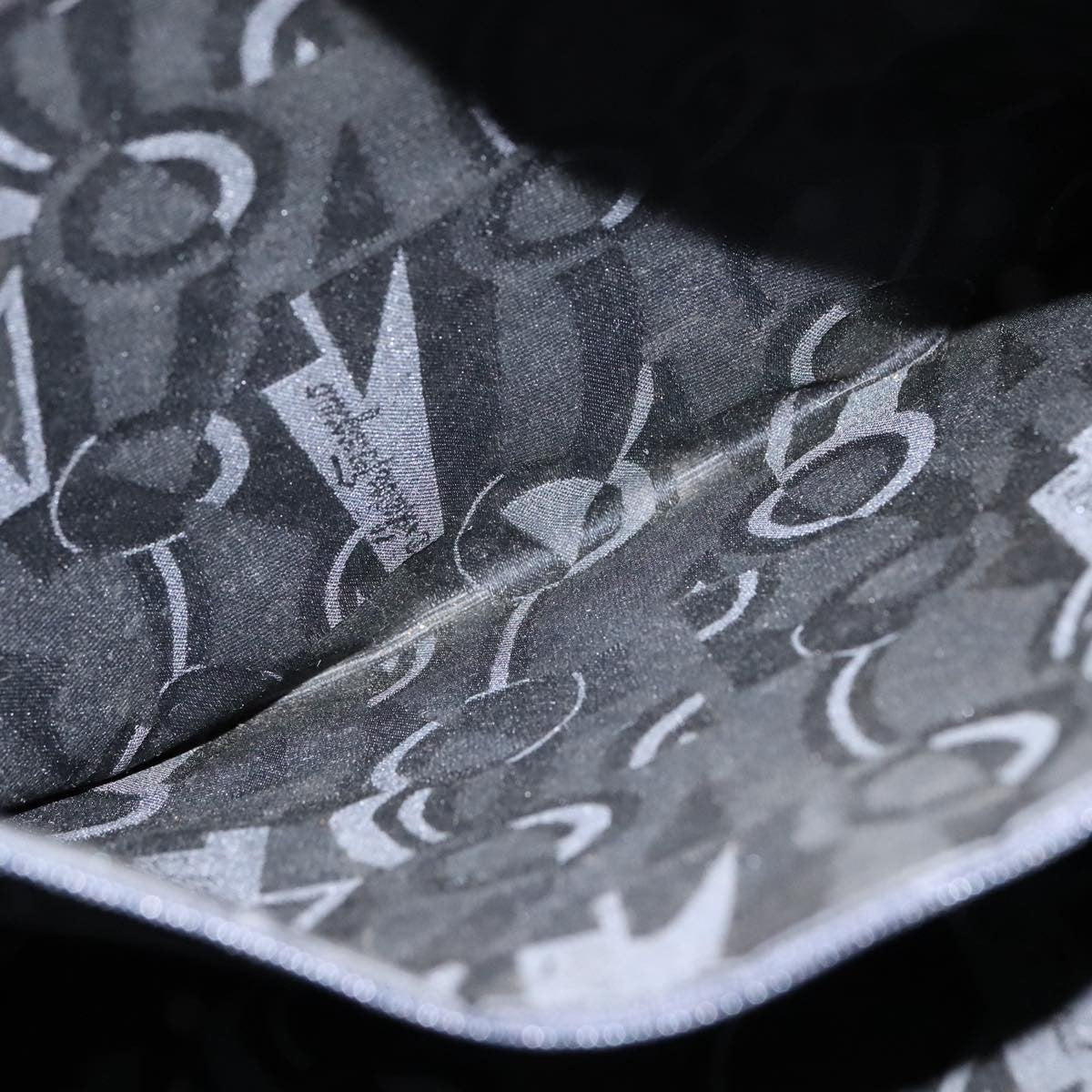 Salvatore Ferragamo Gancini Tote Gancini Canvas, BLACK, CANVAS, Tote bag