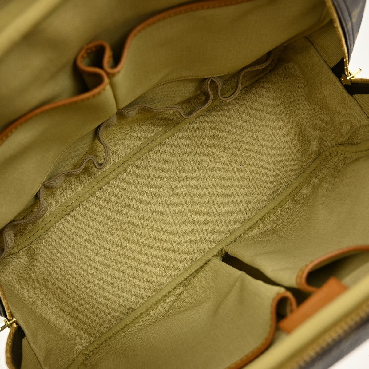 Louis Vuitton Deauville Handbag Monogram Canvas, BROWN, CANVAS, Handbag