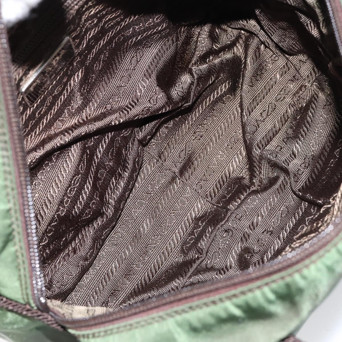 Prada Vintage Handbag Tessuto, GREEN, NYLON, Handbag