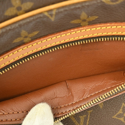 Louis Vuitton Marly Dragonne Clutch Monogram Canvas, BROWN, CANVAS, Clutche & pouche
