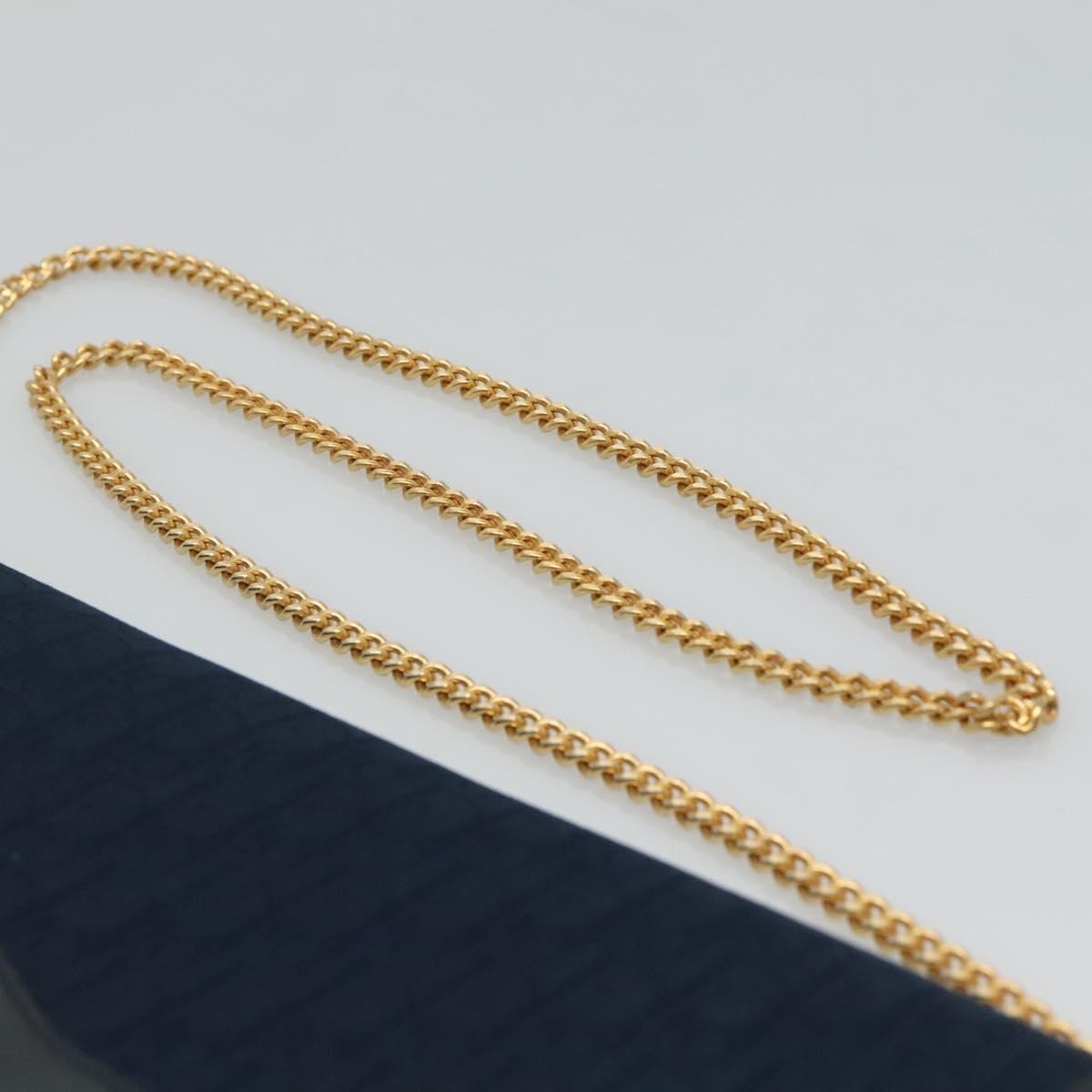 Christian Dior Vintage Trotter Shoulder Bag Canvas, NAVY, CANVAS, Shoulder bag