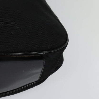 Gucci Vintage Bamboo Shoulder Bag Nylon, BLACK, NYLON, Shoulder bag