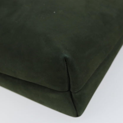 Salvatore Ferragamo Vala Shoulder Bag Suede, KHAKI, SUEDE, Shoulder bag