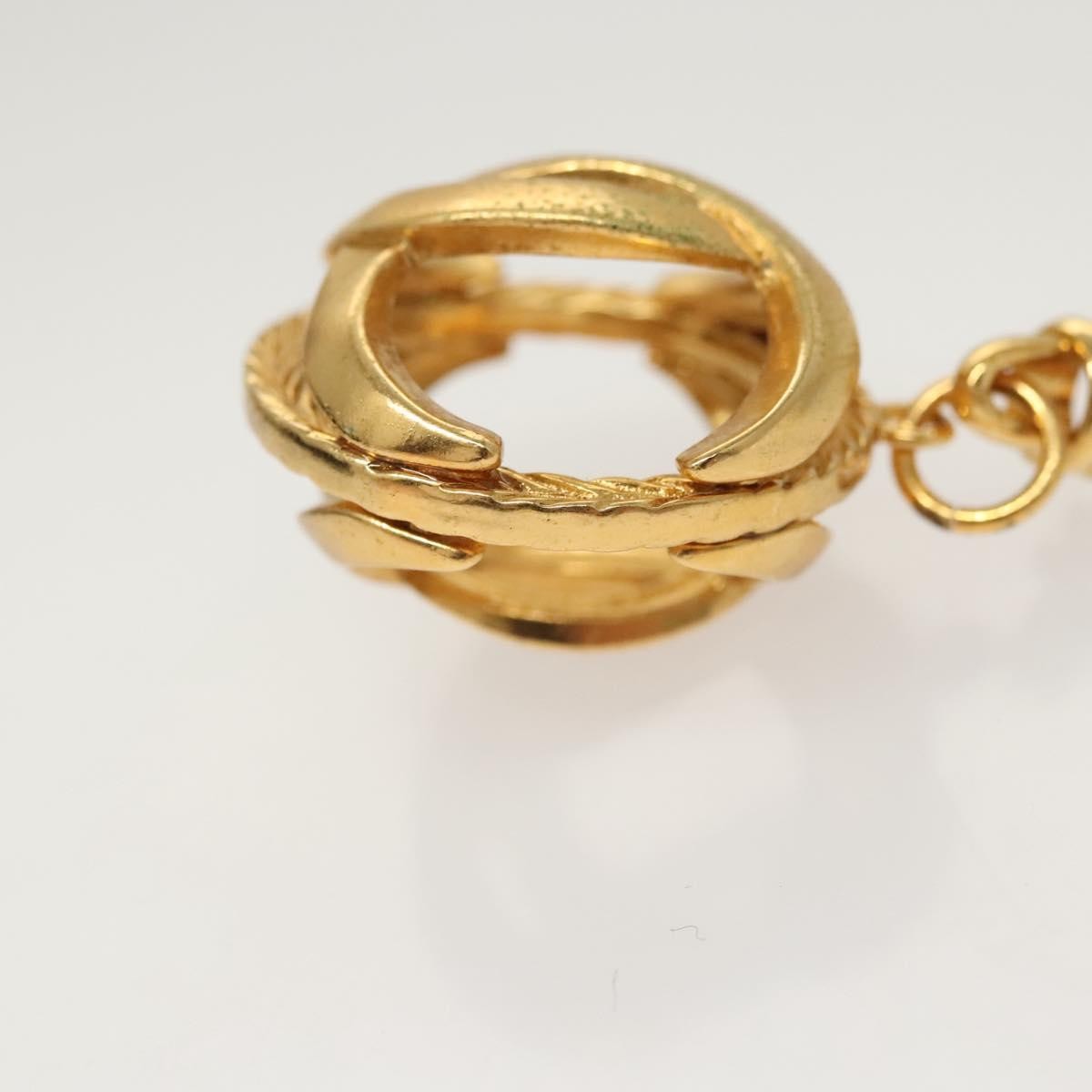 Chanel Vintage CC Keychain Metal, GOLD, METAL, Charms and Keychains