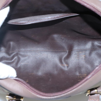 Burberry Nova Check Bowling Bag Canvas, BROWN, CANVAS, Handbag