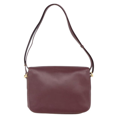 cartier Must de Cartier Shoulder Bag Leather, BURGUNDY, LEATHER, Shoulder bag