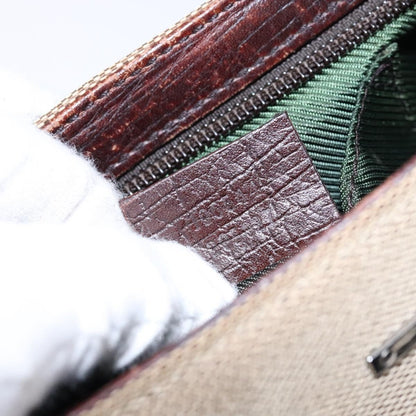 Gucci Sherry line pouch Canvas, BEIGE, CANVAS, Clutche & pouche