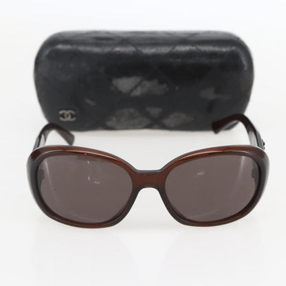 Chanel Camélia sunglasses Plastic, Brown, Plastic, Sunglasses