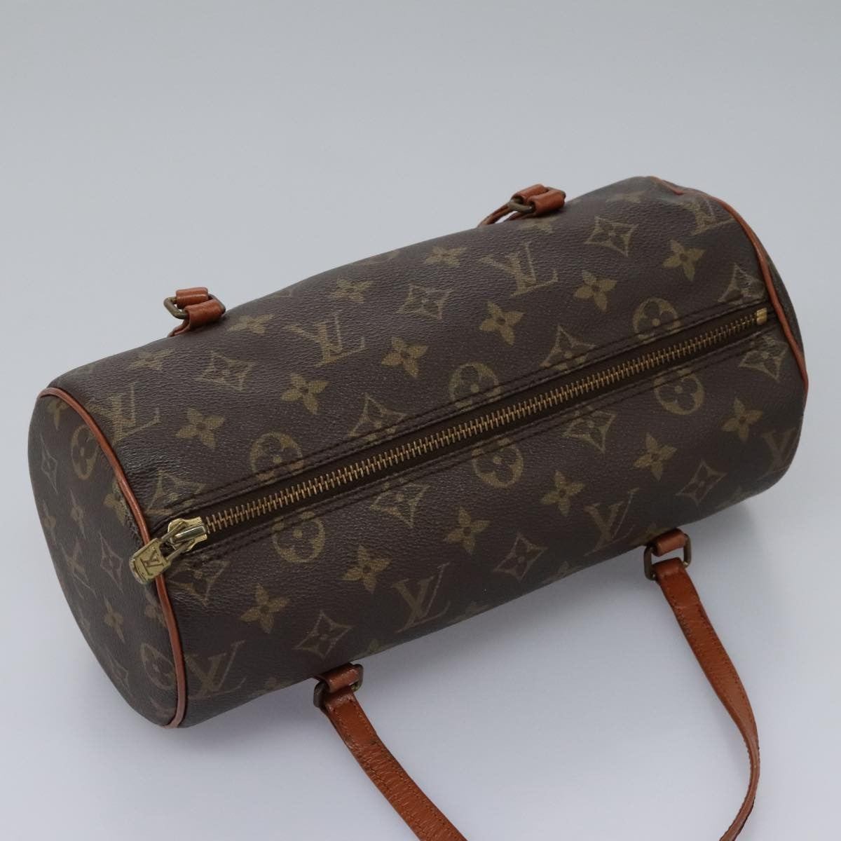 Louis Vuitton Papillon Handbag Monogram Canvas, BROWN, CANVAS, Handbag