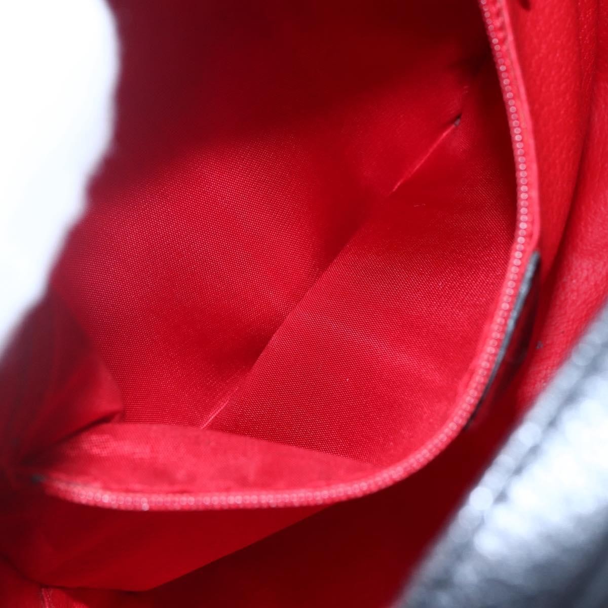 Celine Vintage Triomphe Shoulder Bag Leather, BLACK, LEATHER, Shoulder bag